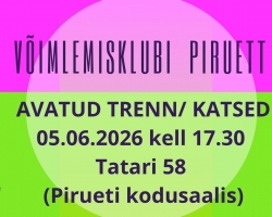 5.06.2026 AVATUD TRENN/KATSED